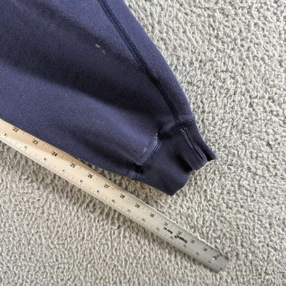 Vintage Ralph Lauren Sweatshirt Adult XL Blue Catch Release Fishing Crop Chopped - Picture 8 of 13